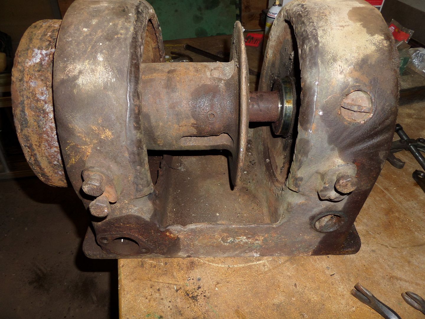 8a gearmatic winch drum removal JDcrawlers Messageboard